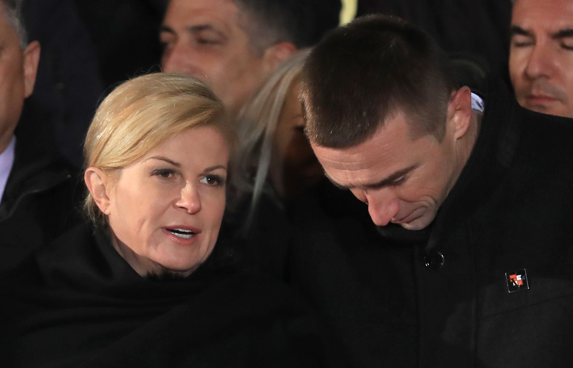 17.11.2018., Vukovar - Paljenje svijeca ispred Opce bolnice Vukovar uoci Dana sjecanja na zrtvu Vukovara 1991.-2018. Gabrijela Zalac, Kolinda Grabar Kitarovic, Ivan Penava Photo: Slavko Midzor/PIXSELL