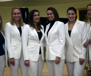 Bath, 5.2.2019. - Hrvatska Fed Cup reprezentacija ovog æe tjedna na turniru Prve skupine tog natjecanja u britanskom Bathu poku¹ati osvojiti prvo mjesto i tako se plasirati u travanjske kvalifikacije za Svjetsku skupinu II, drugi rang neslu¾benog svjetskog ekipnog prvenstva tenisaèica.
foto HINA/ Hrvatski teniski savez/ ml