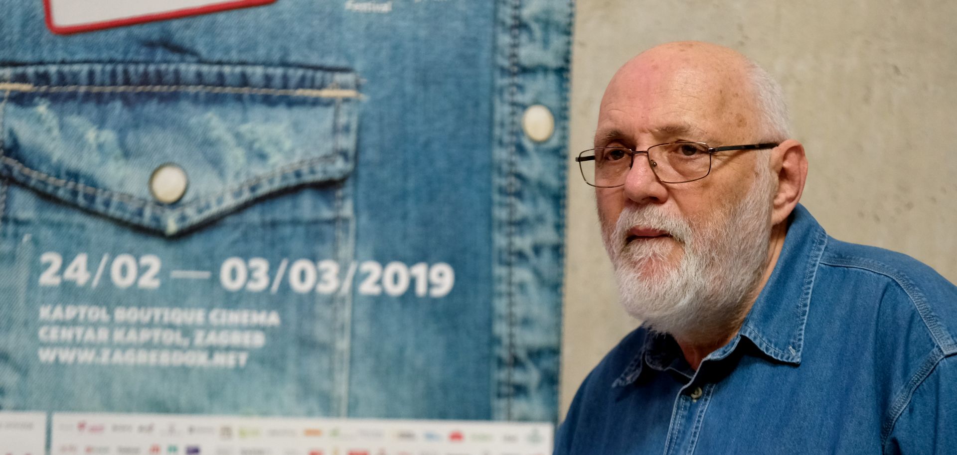 Zagreb, 12.02.2019. - Najavljen je natjecateljski program 15. ZagrebDoxa. Ovogodišnji festival, međunarodnu i regionalnu konkurenciju predstavio je direktor ZagrebDoxa Nenad Puhovski, producentica ZagrebDoxa Lucija Parać i direktor Odjela za marketing TV usluga i sadržaja HT-a Ivan Benc.
Na fotografiji Nenad Puhovski.
foto HINA/ Edvard ŠUŠAK/ es