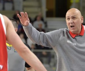 Varazdin 22.02.2019
Kvalifikacijska utakmica za svjetsko kosarkasko prvenstvo 2019. izmedju Hrvatske i Poljske. Izbornk Drazen Anzulovic
foto HINA/ Marko JURINEC /