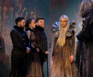 Osijek 22.02.2019.
Premijera tragedije "Othello"  Williama Shakespearea u reziji Damira Zlatara Freya,  U toj prici o tamnoputom generalu mocne vojske mletackoga duzda i lijepoj Desdemoni glume, medju ostalima, Aleksandar Bogdanovic kao Othello i Ivana Soldo Cabraja kao Desdemona. Frey potpisuje, uz reziju, scenografiju i izbor glazbe.