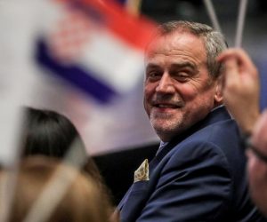 Zagreb: 2. Izborna skupština Mladi 365, Stranke rada i solidarnosti  02.02.2019., Zagreb - U maloj dvorani KD Vatroslava Lisinskog odrzana je 2. Izborna skupstina Mladi 365, Stranke rada i solidarnosti. Predsjednik stranke Milan Bandic.
Photo: Slavko Midzor/PIXSELL
