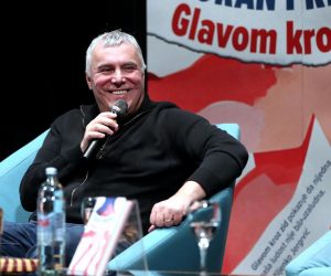 04.02.2019., Zagreb - Predstavljanje zbirke prica Zorana Predina "Glavom kroz zid" u  Zagrebackom kazalistu mladih. 
Photo: Igor Kralj/PIXSELL