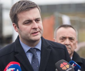 Osijek: Počeli radovi na izgradnji reciklažnih dvorišta 05.02.2019., Osijek - Poceli radovi na izgradnji reciklaznih dvorista. Ministar zastite okolisa i energetike Tomislav Coric. Photo: Davor Javorovic/PIXSELL