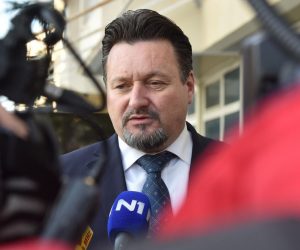 08.02.2019., Sibenik - Premijer Andrej Plenekovic sa suradnicima odrzao sastanak sa Zupanijskim odborom HDZ-a Sibensko-kninske zupanije. Lovro Kuscevic
Photo: Hrvoje Jelavic/PIXSELL
