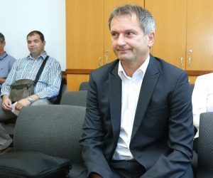 08.06.2017., Zupanijski sud, Zagreb - Kod sutkinje Maje Stampar Stipic nastavljeno je sudjenje bivsem sefu zagrebacke kriminalisticke policije Zeljku Dolackom optuzenom za kradju iz policijskog sefa. 
Photo: Sanjin Strukic/PIXSELL