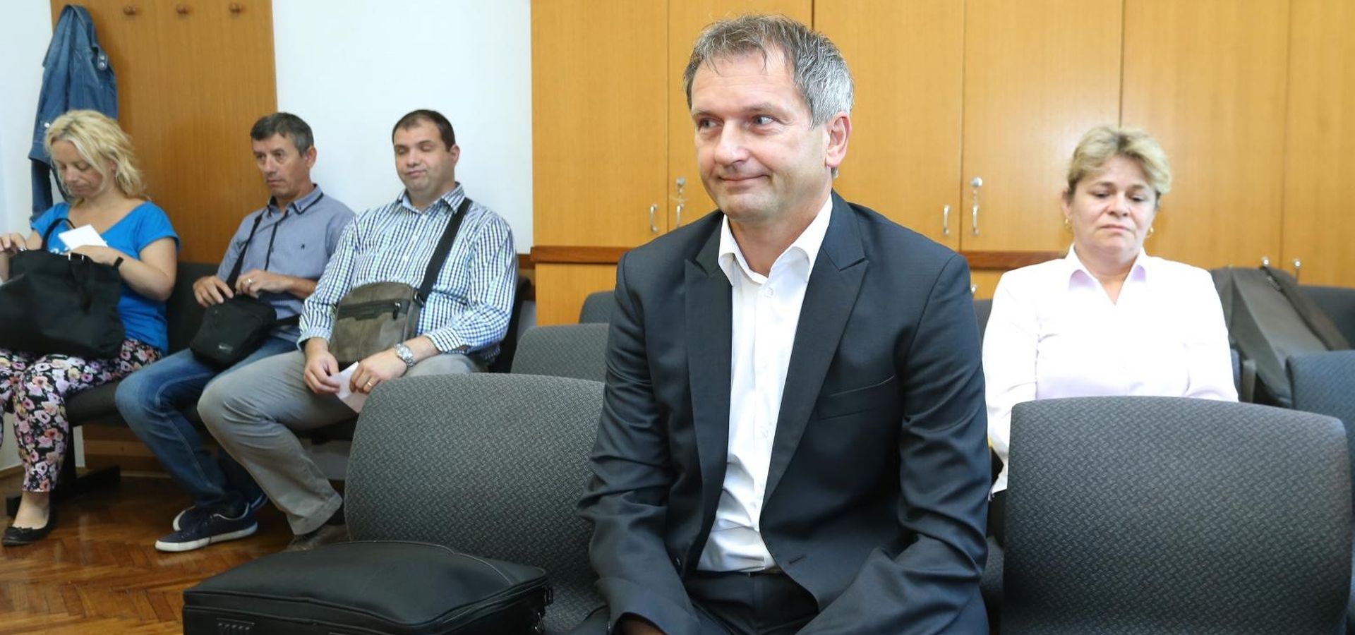 08.06.2017., Zupanijski sud, Zagreb - Kod sutkinje Maje Stampar Stipic nastavljeno je sudjenje bivsem sefu zagrebacke kriminalisticke policije Zeljku Dolackom optuzenom za kradju iz policijskog sefa. 
Photo: Sanjin Strukic/PIXSELL