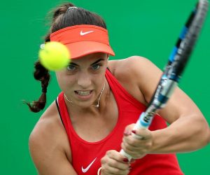 08.08.2016., Rio de Janeiro, Brazil - Olimpijske igre Rio 2016. Tenis, drugo kolo, Ana Konjuh (CRO) - Carla Suarez Navarro (SPA). Photo: Igor Kralj/PIXSELL