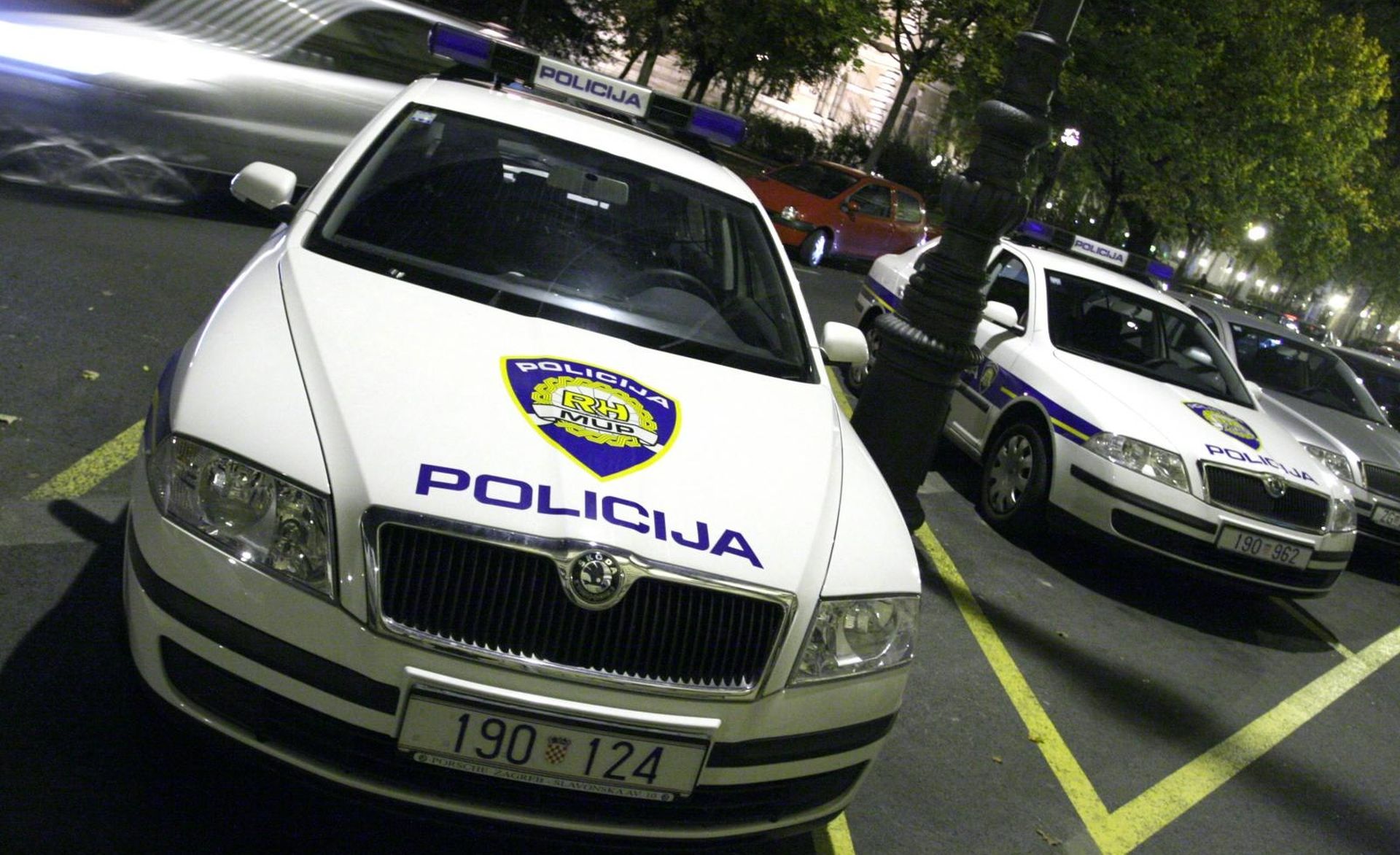 18.10.2008., Zagreb, Hrvatska - Policijski znak na sluzbenim vozilima.
Photo: Goran Jakus/PIXSELL