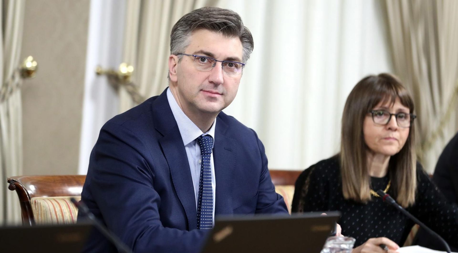 10.01.2019., Zagreb - Banski dvori. 136. Sjednica Vlade. Andrej Plenkovic. Photo: Sanjin Strukic/PIXSELL