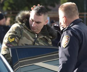 Zadar: Daruvarac za brutalno premlaćivanje djevojke dobio pet godina zatvora 10.01.2019., Zadar -   Darko Kovacevic Daruvarac optuzen je danas na Opcinskom sudu na kaznu zatvora u trajanju od pet godina. 
Photo: Dino Stanin/PIXSELL