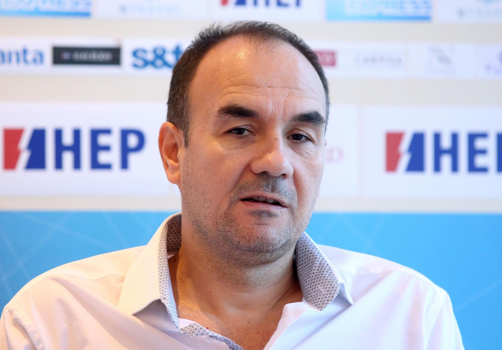 10.11.2016., Zagreb, SRC Mladost - Konferencija za medije hrvatske vaterpolo reprezentacije na kojoj je izbornik Ivica Tucak objavio popis reprezentativaca s kojima racuna za prvu utakmicu FINA Svjetske lige, a direktor Perica Bukic predstavio je dane hrvatskog vaterpola koje ce se odrzati sredinom prosinca.
Photo: Igor Kralj/PIXSELL