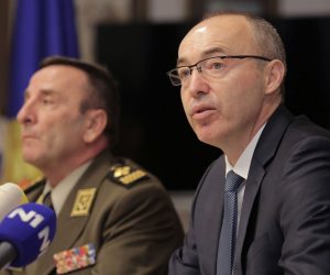 Zagreb: Potpisivanje ugovora o nabavi vojne opreme u MORH-u 11.02.2019, Zagreb - U Ministarstvu obrane RH potpisani su ugovori o nabavi vojne opreme u MORH-u. 
Ministar obrane Damir Krsticevic Photo: Tomislav Miletic/PIXSELL