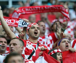 11.07.2018.., stadion Luznjiki, Moskva, Rusija - Svjetsko nogometno prvenstvo 2018., polufinale, Hrvatska - Engleska. Navijaci. 
Photo: Igor Kralj/PIXSELL