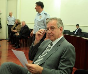 18.05.2012., Zagreb -  
Nastavak sudjenja Ivi Sanaderu u predmetu Hypo  i Ina-Mol na Zupanijskom sudu, na danasnjem rocistu svjedocio je  ruski multimilijunas Mihail Gucerijev
Photo: Zeljko Lukunic/PIXSELL