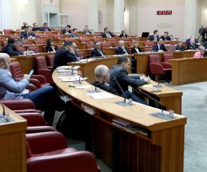 Zagreb: Zastupnici u Saboru raspravljali o privatizaciji INA-e 13.02.2019., Zagreb - Sabor je 11. sjednicu  nastavio raspravom o Prijedlogu zakona o izmjeni i dopuni Zakona o privatizaciji INA - industrije nafte d.d. Tomislav Coric.
Photo: Patrik Macek/PIXSELL