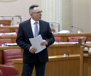 Zagreb: Sabor sjednicu nastavio slobodnom raspravom zastupnika 13.02.2019., Zagreb - Sabor je 11. sjednicu  nastavio redovitom slobodnom raspravom zastupnika o raznim temama. Milorad Batinic.
Photo: Patrik Macek/PIXSELL