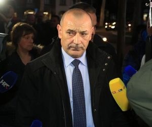 Zagreb - U sredisnjici HDZ-a na Trgu zrtava fasizma 4 odrzana je sjednica Predsjednistva i Nacionalnog vijeca HDZ-a. Tomo Medved. Photo: Marko Prpic/PIXSELL