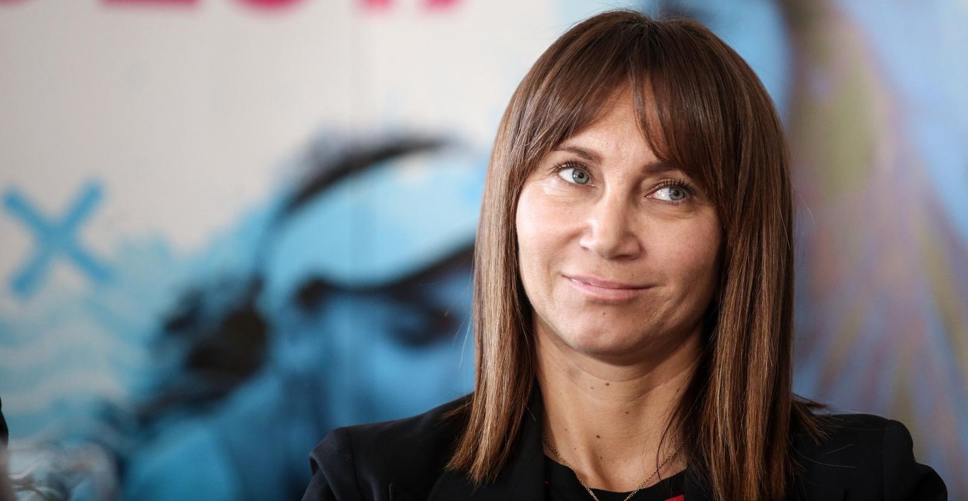 14.2.2017., Zagreb - Na konferenciji za medije u hotelu Esplanade najavljeno je novo izdanje Bol Open WTA teniskog turnira za zene koji ce se odrzati 05.-11.06. u Bolu na otoku Bracu. Iva Majoli. Photo: Petar Glebov/PIXSELL