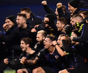 15.11.2018., stadion Maksimir, Zagreb - UEFA Liga nacija, Liga A, skupina 4, 3. kolo, Hrvatska - Spanjolska. Slavlje. Photo: Marko Prpic/PIXSELL