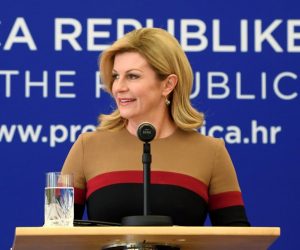 16.02.2019., Zagreb - Predsjednica RH Kolinda Grabar Kitarovic odrzala je konferenciju za medije povodom 4 godine njenog mandata. 
Photo: Marko Lukunic/PIXSELL