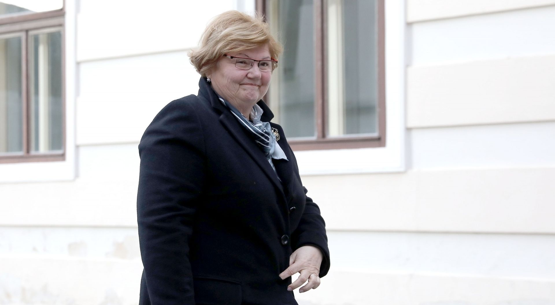 Zagreb: Ministri dolaze na sjednicu Vlade 17.01.2019., Zagreb- Vlada je 138. sjednicu pocela raspravom o nacrtu konacnog prijedloga zakona o izmjenama i dopunama Zakona o sanaciji kreditnih institucija i investicijskih drustava. Ministri dolaze na sjednicu.
Nada Murganic. 
Photo: Patrik Macek/PIXSELL