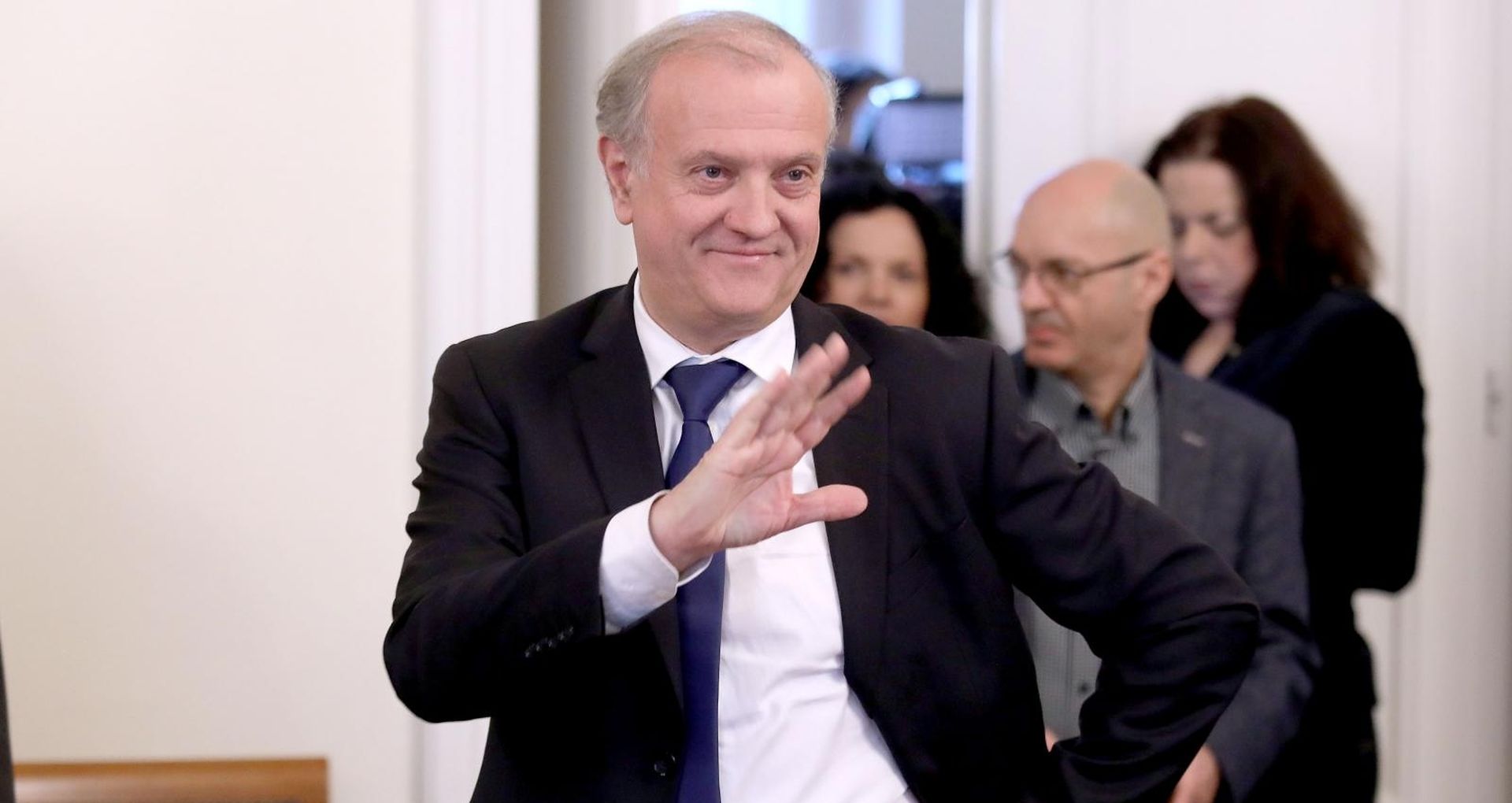 Zagreb: U Saboru je održan okrugli stol o nacrtu prijedloga ovršnog zakona 19.02.2019., Zagreb - U Saboru je odrzan okrugli stol o nacrtu prijedloga ovrsnog zakona. Drazen Bosnjakovic.
Photo: Patrik Macek/PIXSELL