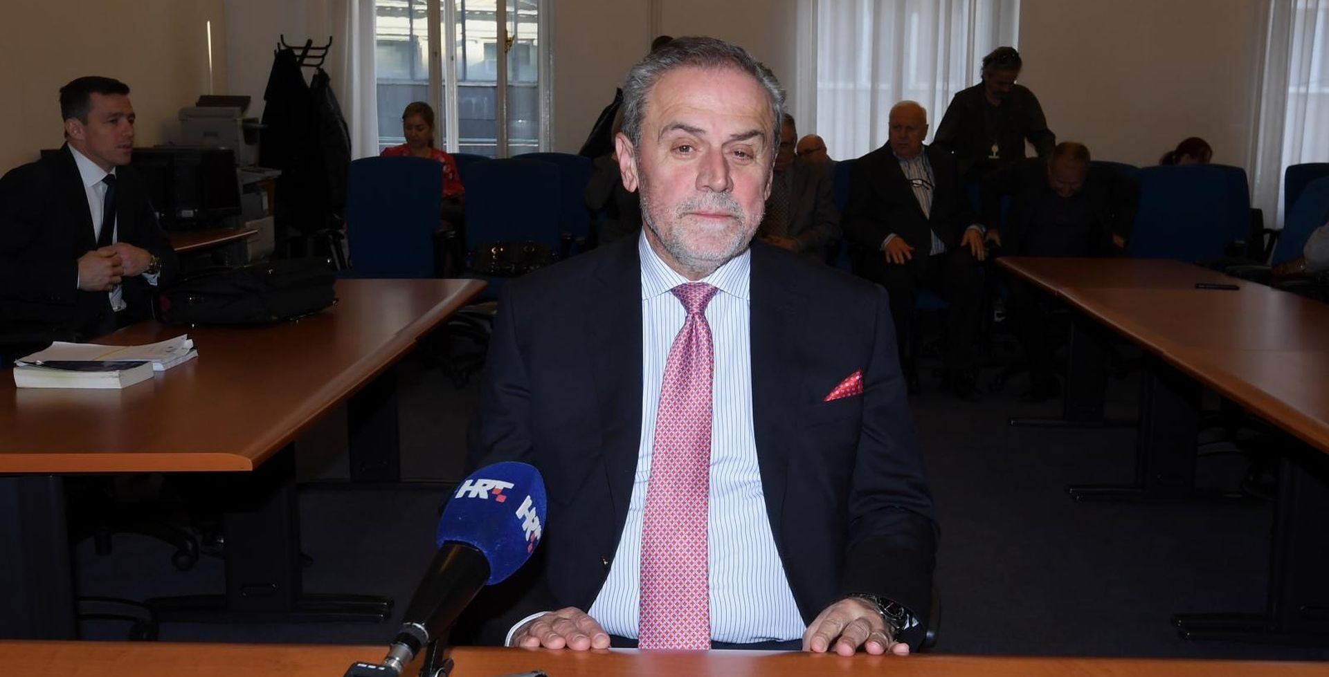 Zagreb: Bandić svjedočio na suđenju Davoru Jelaviću za aferu Nadstrešnice 20.02.2019., Zagreb - Sudjenje Davoru Jelavicu u aferi Nadstresnice na Zupanijskom sudu. Svjedok gradonacelnik Milan Bandic. 

Photo: Marko Lukunic/PIXSELL