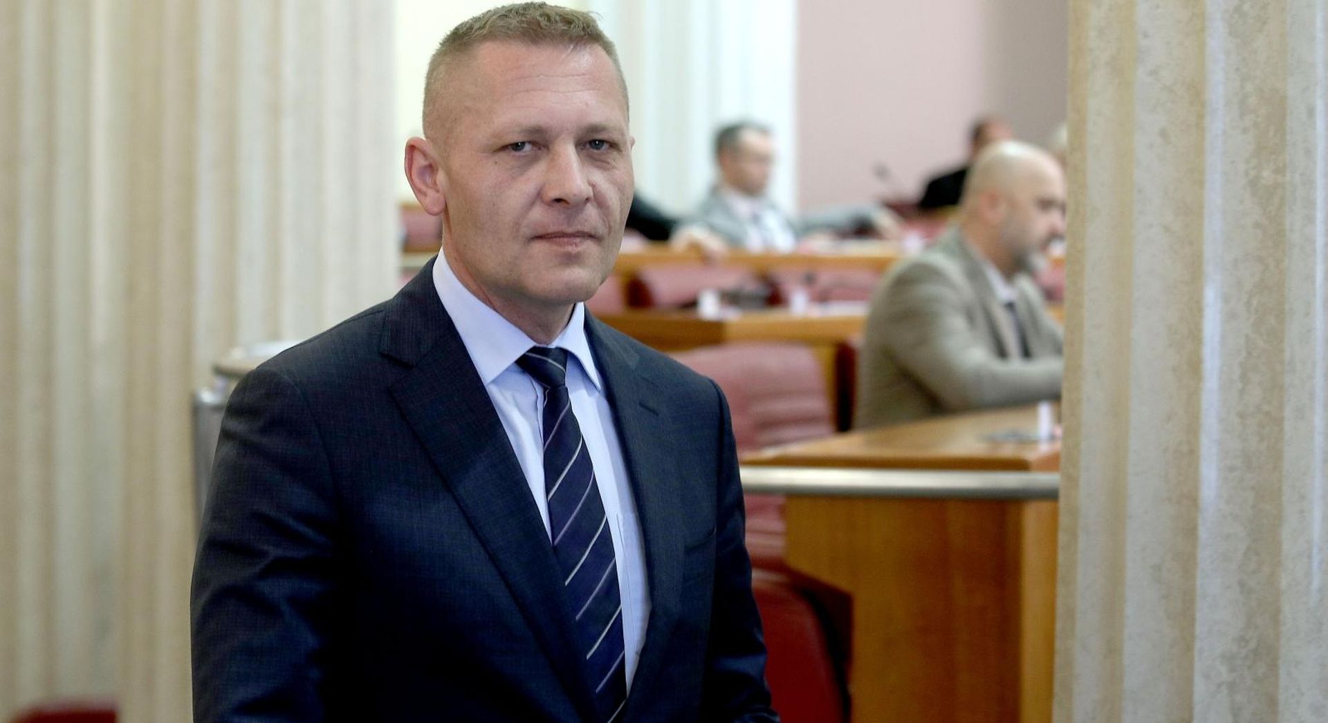 Zagreb: Točno u podne zastupnici su započeli s glasovanjem o raspravljenim točkama 20.02.2019., Zagreb - Tocno u podne zastupnici su poceli glasovanje o raspravljenim tockama, medju kojima je i zakon o privatizaciji Ine. Kreso Beljak.
Photo: Patrik Macek/PIXSELL