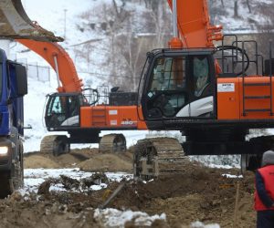 Zagreb: Započeli radovi na novoj sljemenskoj žičari 23.01.2019., Zagreb - U Gracanskom Dolju zapoceli radovi na novoj zicari Sljeme.
Photo: Matija Habljak/PIXSELL