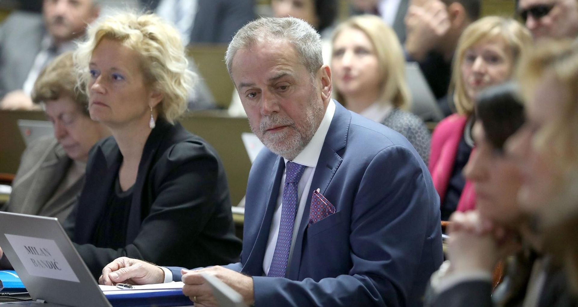 24.01.2019., Zagreb - U Staroj gradskoj vijecnici pocela je 19. sjednica Gradske skupstine grada Zagreba. Milan Bandic.
Photo: Patrik Macek/PIXSELL