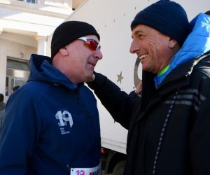 Borut Pahor i Andro Krstulovć Opara sudjelovali na Splitskom polumaratonu 24.02.2019., Split - Na 19. Splitskom polumaratonu sudjelovalo je 2500 natjecatela iz 40 zemalja. Na polumaratonu sudjelovali su splitski gradonacelnik Andro Krstulovic Opara i slovenski predsjednik Borut Pahor. Photo: Ivo Cagalj/PIXSELL