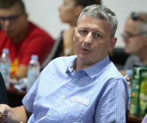 Split: Održana jednica Gradskog vijeća 29.08.2018., Split - U vijecnici Gradskog poglavarstva odrzana je 13. sjednica Gradskog vijeca Grada Splita. Vijecnik Jakov Prkic ( PAMETNO). Photo:Ivo Cagalj/PIXSELL