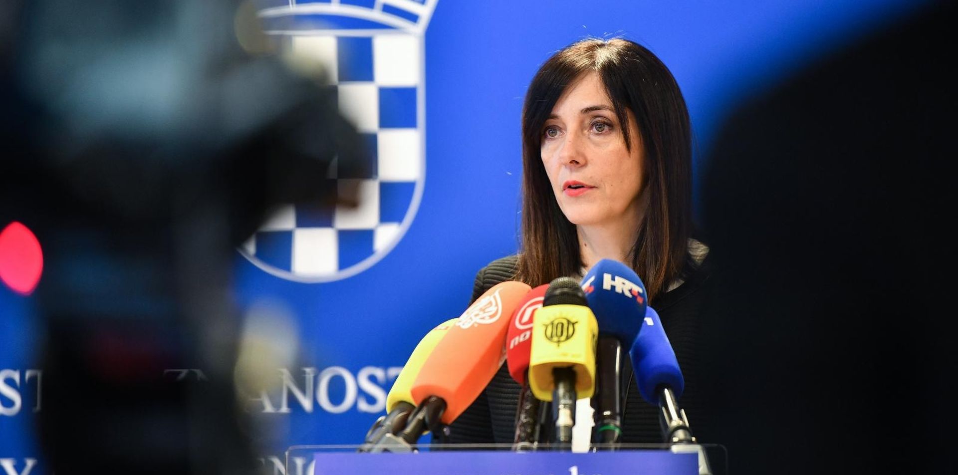 Zagreb: Ministrica Divjak na izvanrednoj konferenciji o lažnim diplomama 31.01.2019., Zagreb-  Ministrica znanosti i obrazovanja  Blazenka Divjak odrzala je izvanrednu konferenciju za medije povodom otkrica dvije lazne diplome.
Photo: Sandra Simunovic/PIXSELL