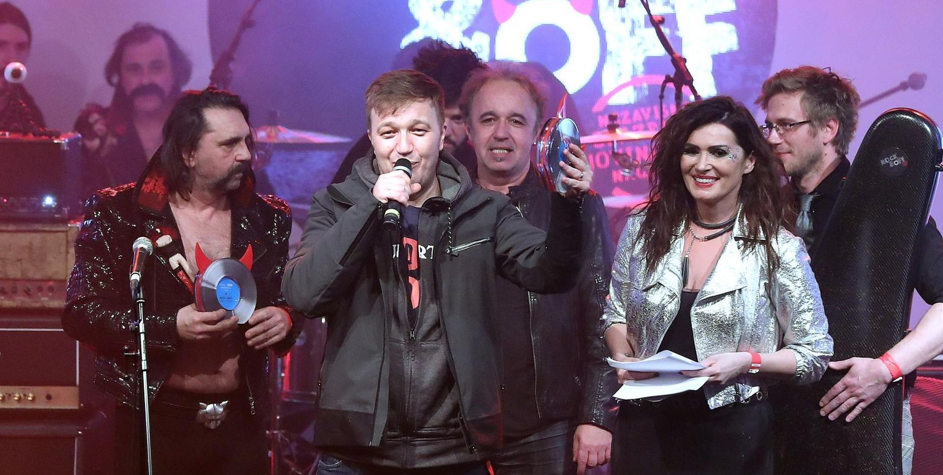 Zagreb: Dodjela nezavisne glazbene novinarske nagrade Rock&Off  u Tvornici 31.01.2019., Zagreb - U Tvornici kulture odrzana je dodjela nezavisne glazbene novinarske nagrade Rock&Off. Edo Maajka.  Photo: Goran Stanzl/PIXSELL
