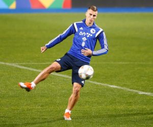 UEFA Nations League - Bosnia and Herzegovina Training Soccer Football - UEFA Nations League - Bosnia and Herzegovina Training - Stadium Grbavica, Sarajevo, Bosnia and Herzegovina - October 14, 2018  Bosnia's Ognjen Vranjes during training  REUTERS/Dado Ruvic DADO RUVIC