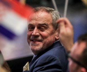 Zagreb: 2. Izborna skupština Mladi 365, Stranke rada i solidarnosti  02.02.2019., Zagreb - U maloj dvorani KD Vatroslava Lisinskog odrzana je 2. Izborna skupstina Mladi 365, Stranke rada i solidarnosti. Predsjednik stranke Milan Bandic.
Photo: Slavko Midzor/PIXSELL