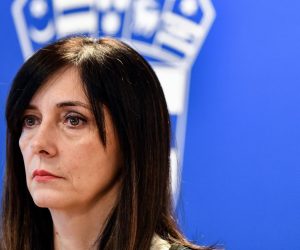 Zagreb: Ministrica Divjak na izvanrednoj konferenciji o lažnim diplomama 31.01.2019., Zagreb-  Ministrica znanosti i obrazovanja  Blazenka Divjak odrzala je izvanrednu konferenciju za medije povodom otkrica dvije lazne diplome.
Photo: Sandra Simunovic/PIXSELL