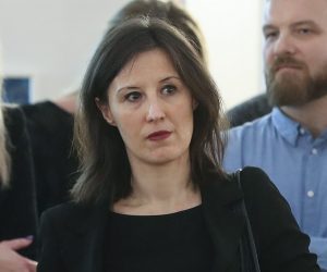 Zagreb: Izložba studenata ALU - "2068. Pogled u budućnost"  31.01.2019., Zagreb - U Hrvatskom novinarskom drustvu odrzana je izlozba studenata Akademije likovnih umjetnosti "2068. Pogled u buducnost". Hrvoje Zovko, Dalija Oreskovic Photo: Robert Anic/PIXSELL