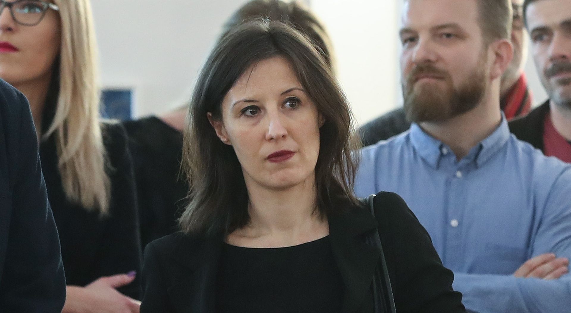 Zagreb: Izložba studenata ALU - "2068. Pogled u budućnost"  31.01.2019., Zagreb - U Hrvatskom novinarskom drustvu odrzana je izlozba studenata Akademije likovnih umjetnosti "2068. Pogled u buducnost". Hrvoje Zovko, Dalija Oreskovic Photo: Robert Anic/PIXSELL
