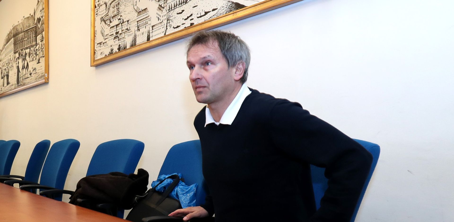 09.01.2019., Zagreb - Zupanijski sud. Kod sutkinje Maje Stampar Stipic nastavljeno je sudjenje bivsem nacelniku zagrebacke krim policije Zeljku Dolackom optuzenom za kradju iz policijskog sefa u Heinzelovoj. 

Photo: Sanjin Strukic/PIXSELL