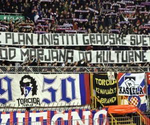 Split: Nakon 4 mjeseca navijači se vratili na Poljud i bodrili Hajduk u utakmici protiv Lokomotive 10.02.2019., stadion Poljud, Split - Hrvatski Telekom Prva liga, 20. kolo, HNK Hajduk - NK Lokomotiva. Photo: Miranda Cikotic/PIXSELL