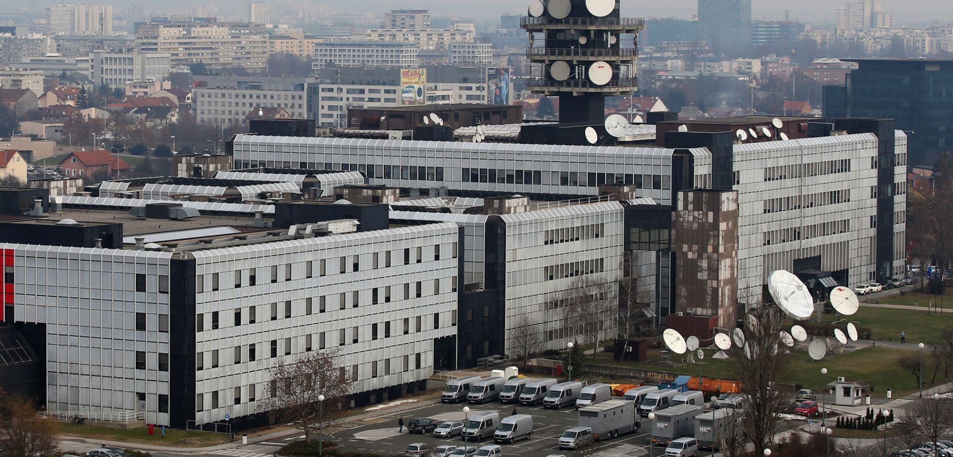 14.01.2016., Zagreb - Zgrada Hrvatske RadioTelevizije na Prisavlju.
Photo: Robert Anic/PIXSELL