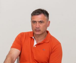 05.06.2018., Dubrovnik - U palaci Sponza odrzana je konferencija za medije rukometnog kluba Dubrovnik na kojemu je predstavljen novi trener Silvio Ivandija. Sven Krile, Ante Lagator, Ivo Dragic, Silvio Ivandija. Photo: Grgo Jelavic/PIXSELL