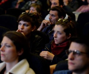 13.04.2017., Zagreb - Hrvatski filmski savez i kino Tuskanac pokrenuli akciju "Daj mi kino! 2" kojom se bore za ocuvanje Kina Tuskanac. 
Photo: Marko Lukunic/PIXSELL