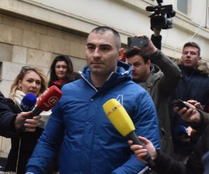 Zadar:  Darko Kovačević Daruvarac pušten iz zadarskog pritvora 10.02.2019., Zadar - Darko Kovacevic Daruvarac pusten iz zadarskog pritvora.
Photo: Hrvoje Jelavic/PIXSELL