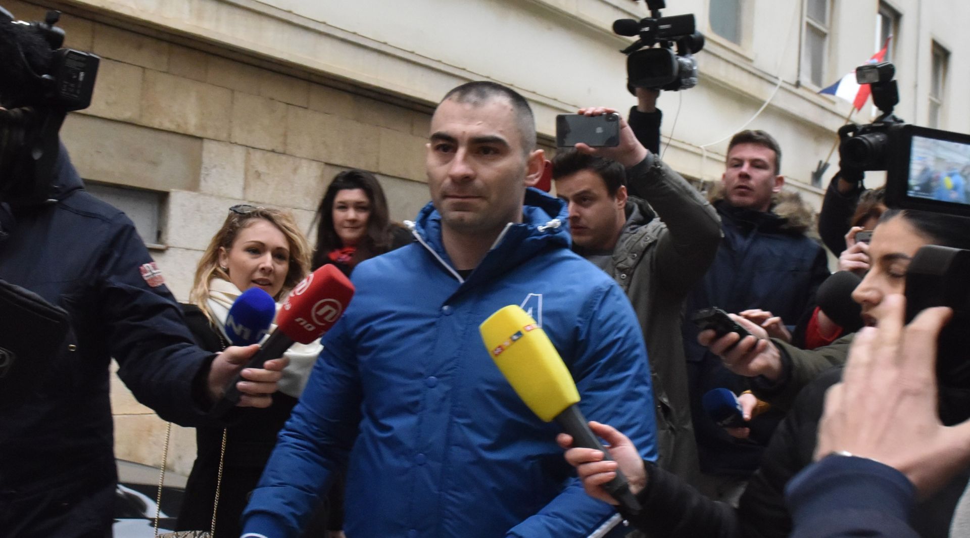 Zadar:  Darko Kovačević Daruvarac pušten iz zadarskog pritvora 10.02.2019., Zadar - Darko Kovacevic Daruvarac pusten iz zadarskog pritvora.
Photo: Hrvoje Jelavic/PIXSELL
