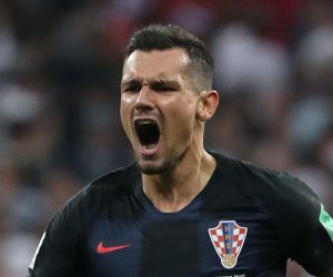 11.07.2018., stadion Luznjiki, Moskva, Rusija - Svjetsko nogometno prvenstvo 2018., polufinale, Hrvatska - Engleska. Hrvatska rezultatom 2:1 poslala Engleze kuci, u finalu ih ceka Francuska. Dejan Lovren. Photo: Igor Kralj/PIXSELL
