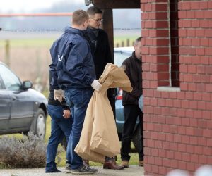 22.02.2019., Palovec - Policija je pocela pretres kuce i okruzenja kuce obitelji Dominic gdje je u subotu u zamrzivacu pronadjeno tijelo Jasmine Dominic, nestale prije 19 godina. Sestra Smiljana Srnec vise nije osumnjicena vec se vodi kao okrivljenica. Kresimir Golubic, odvjetnik. Photo: Vjeran Zganec Rogulja/PIXSELL