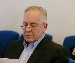 Zagreb: Nastavljeno suđenje Ivi Sanaderu za aferu INA-MOL 04.02.2019., Zagreb - Na Zupanijskom sudu nastavljeno je sudjenje bivsem premijeru Ivi Sanaderu za aferu INA-MOL. Photo: Dalibor Urukalovic/PIXSELL